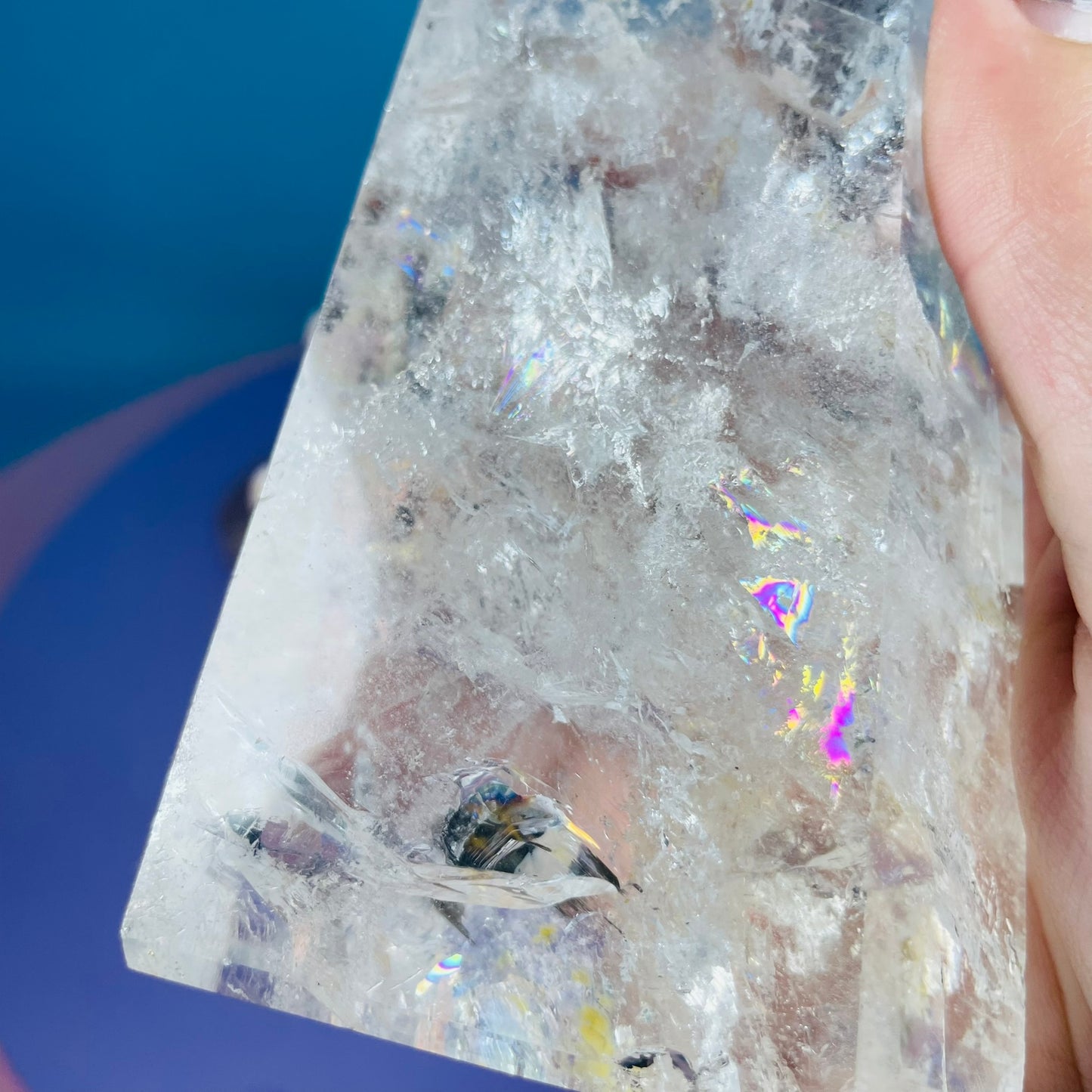 High Grade Clear Quartz Large Tower