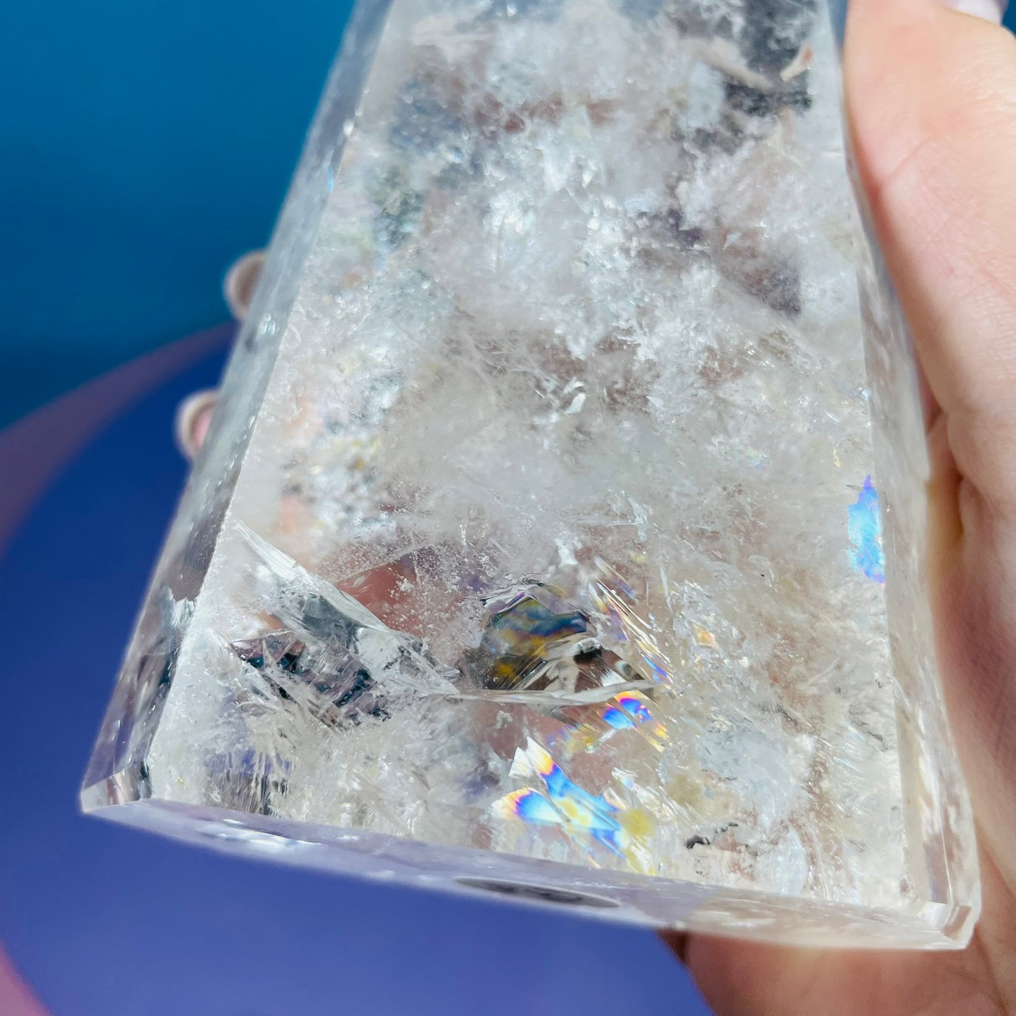 High Grade Clear Quartz Large Tower