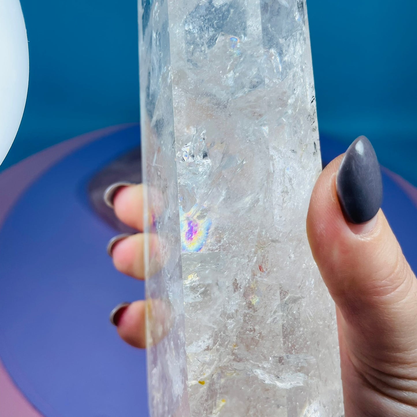 High Grade Clear Quartz Large Tower