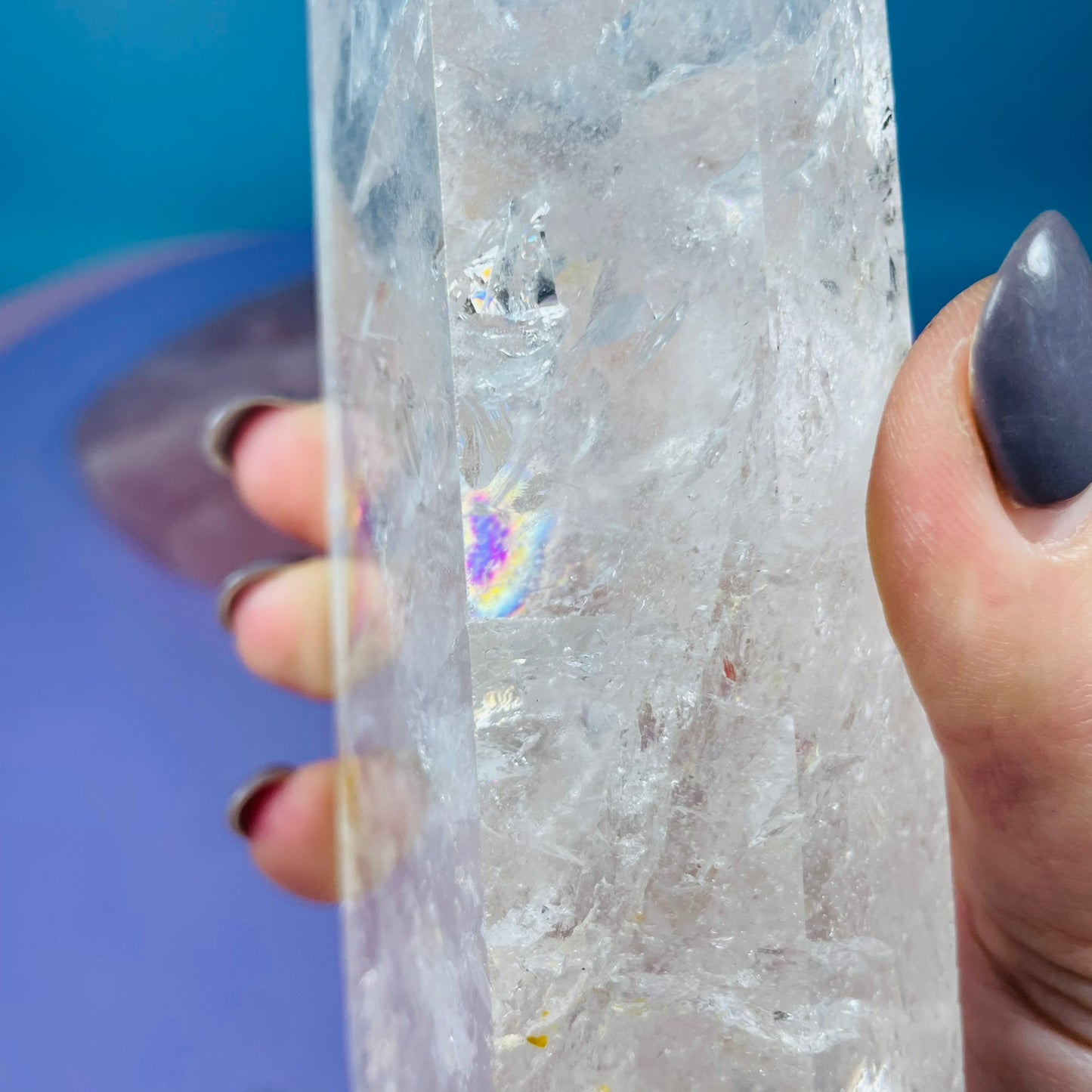 High Grade Clear Quartz Large Tower