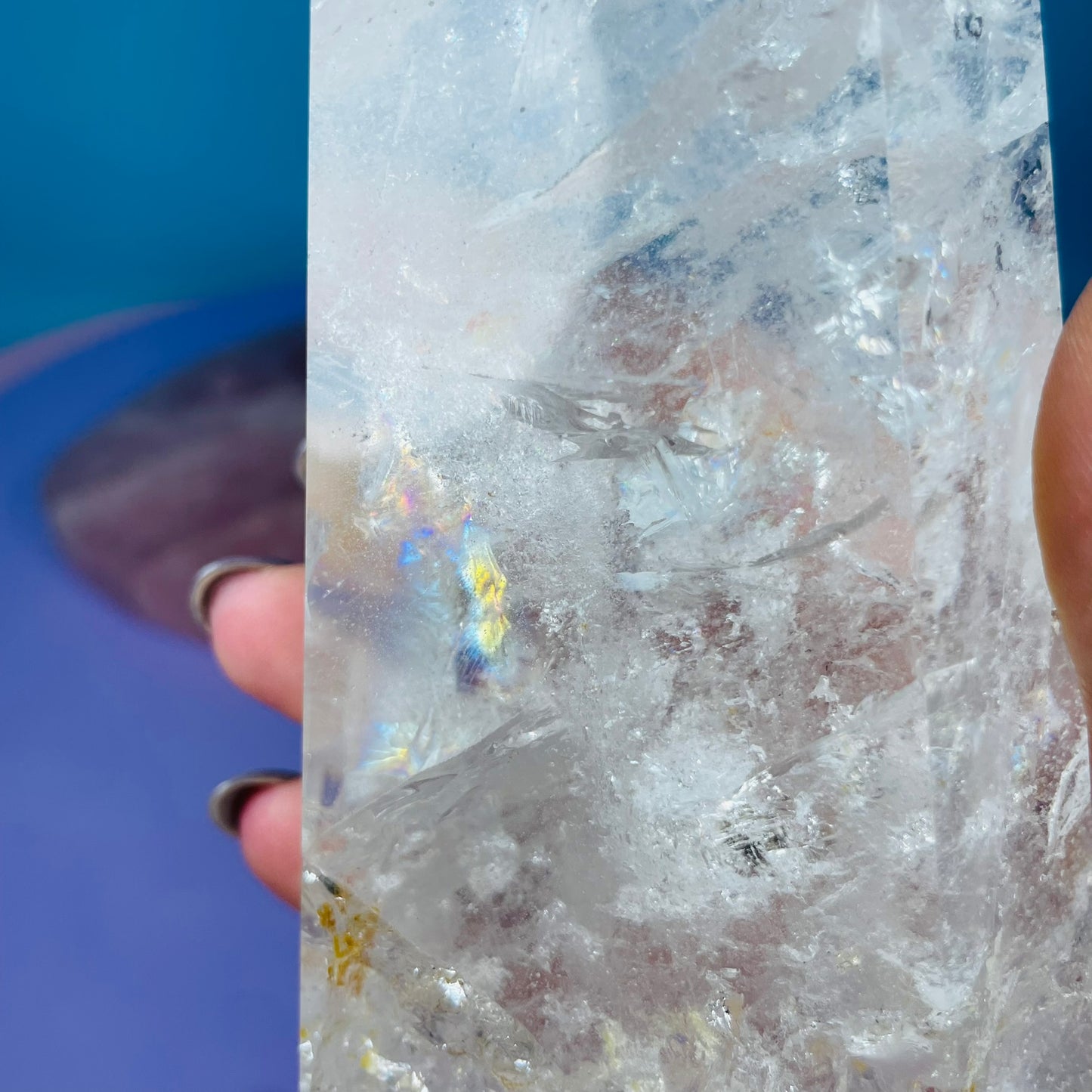 High Grade Clear Quartz Large Tower