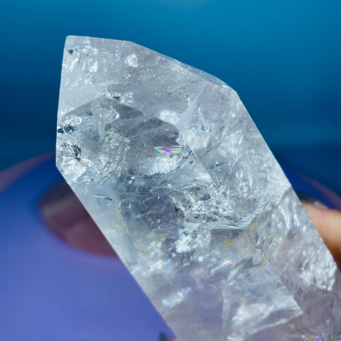 High Grade Clear Quartz Large Tower