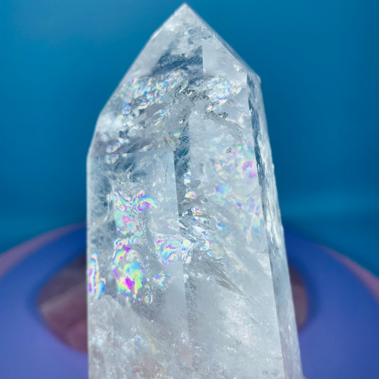 High Grade Clear Quartz Large Tower