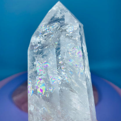High Grade Clear Quartz Large Tower