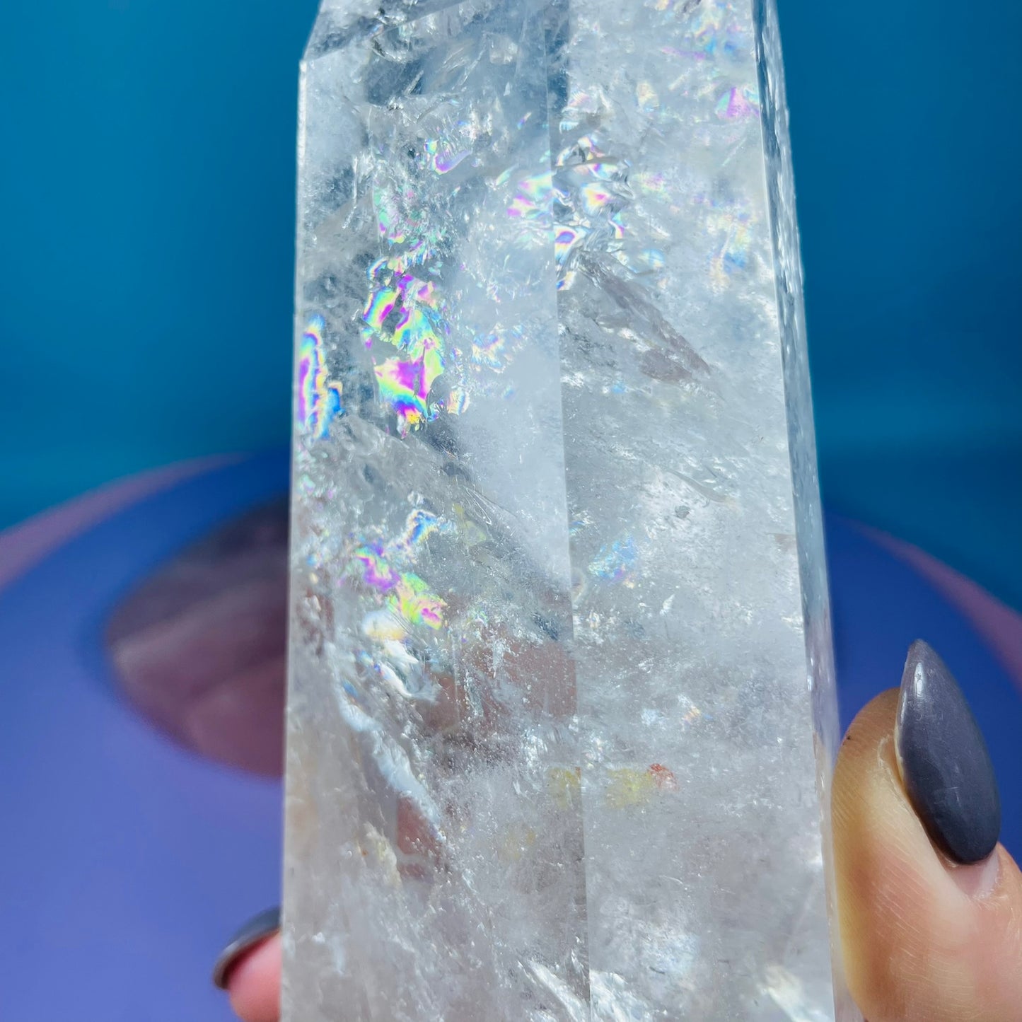 High Grade Clear Quartz Large Tower