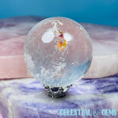 Iron 'Koi Fish' Quartz Medium Sphere