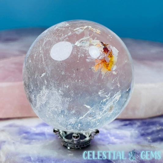 Iron 'Koi Fish' Quartz Medium Sphere