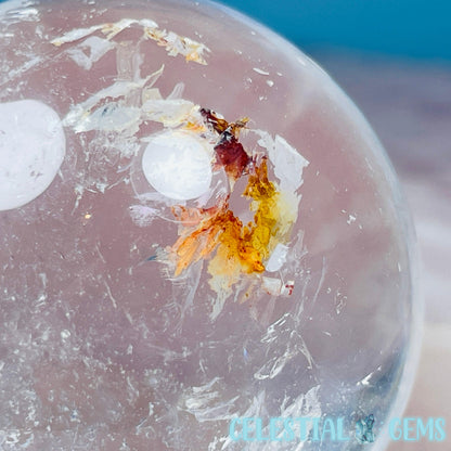 Iron 'Koi Fish' Quartz Medium Sphere