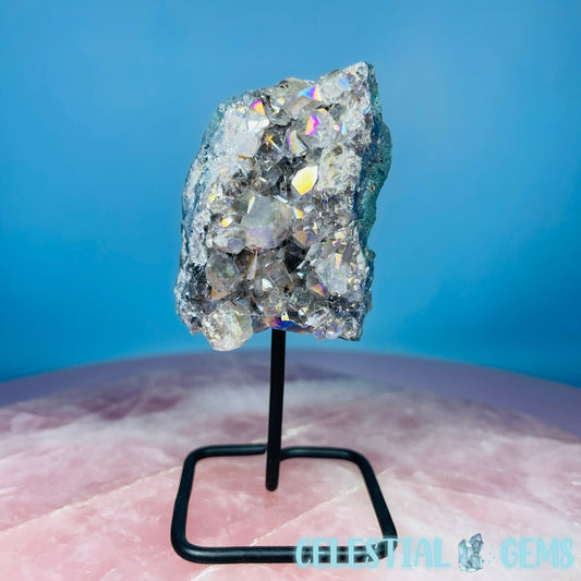 Aura Amethyst 'Lollipop' Small Cluster on Stand