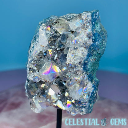 Aura Amethyst 'Lollipop' Small Cluster on Stand