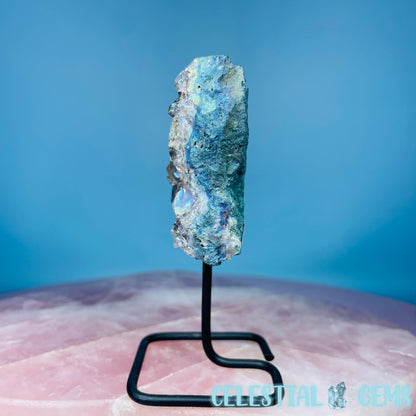 Aura Amethyst 'Lollipop' Small Cluster on Stand