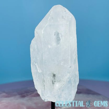 Clear Quartz Point on 'Lollipop' Stand