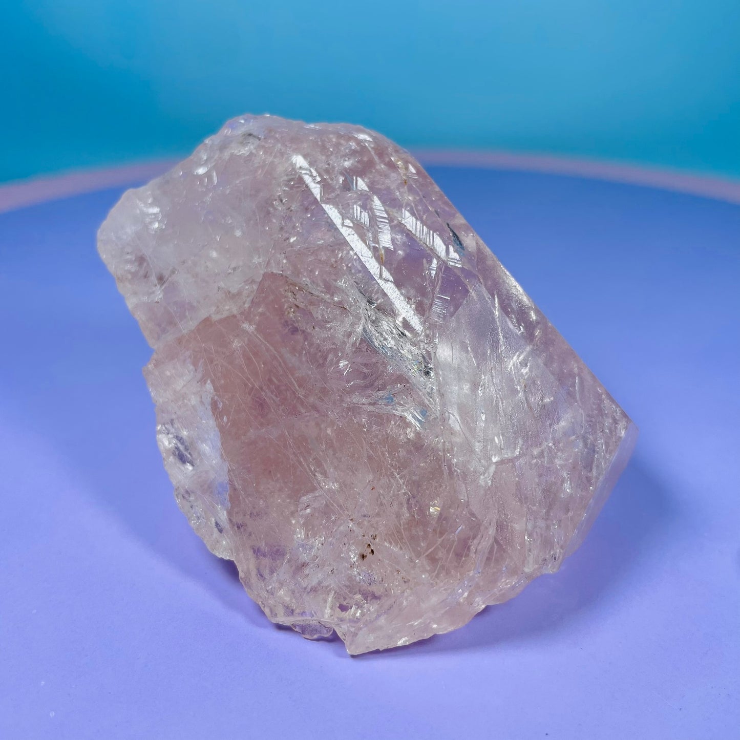 A Grade Morganite Large Crystal Specimen (Video)