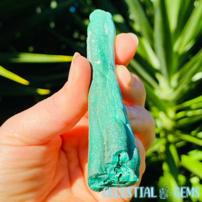 Malachite Single Stalactite Specimen