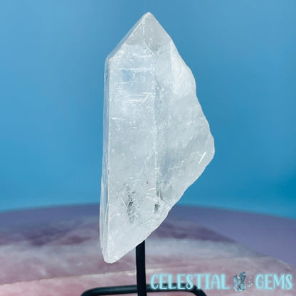 Clear Quartz Point on 'Lollipop' Stand