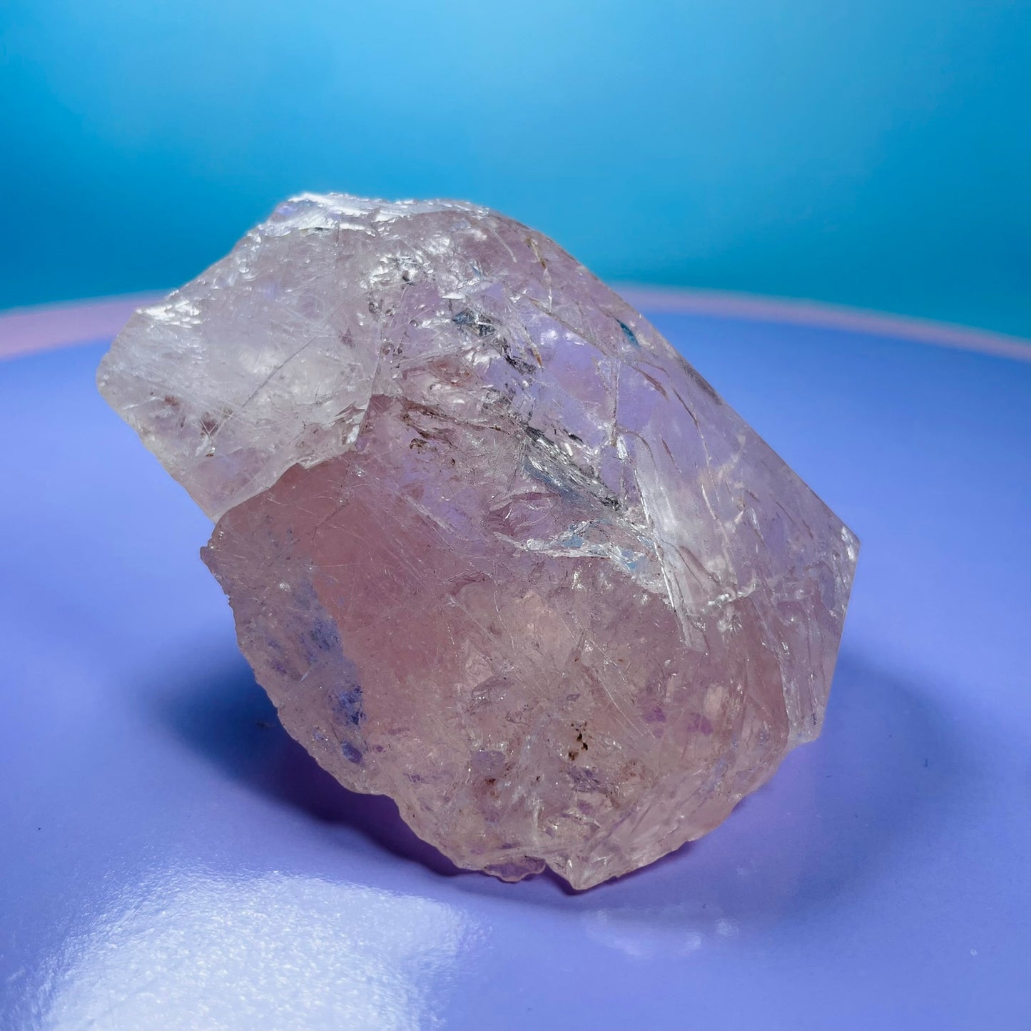 A Grade Morganite Large Crystal Specimen (Video)