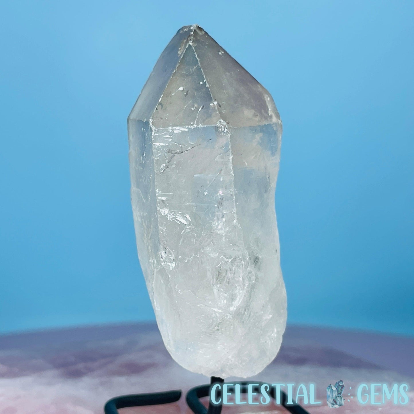 Smoky Quartz Point on 'Lollipop' Stand