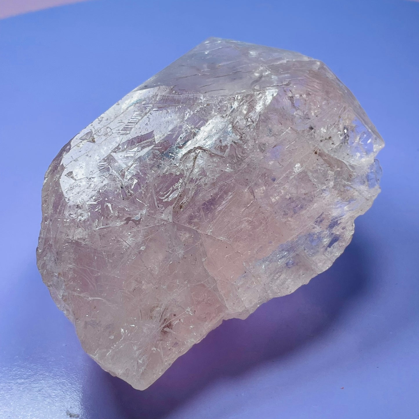 A Grade Morganite Large Crystal Specimen (Video)