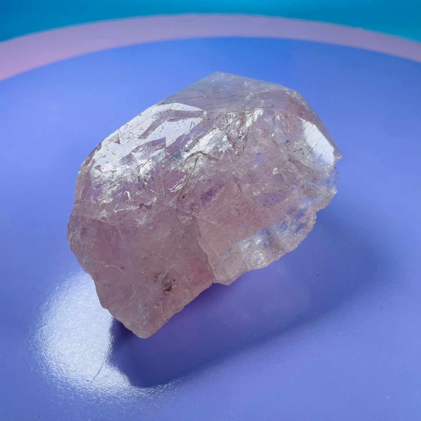 A Grade Morganite Large Crystal Specimen (Video)
