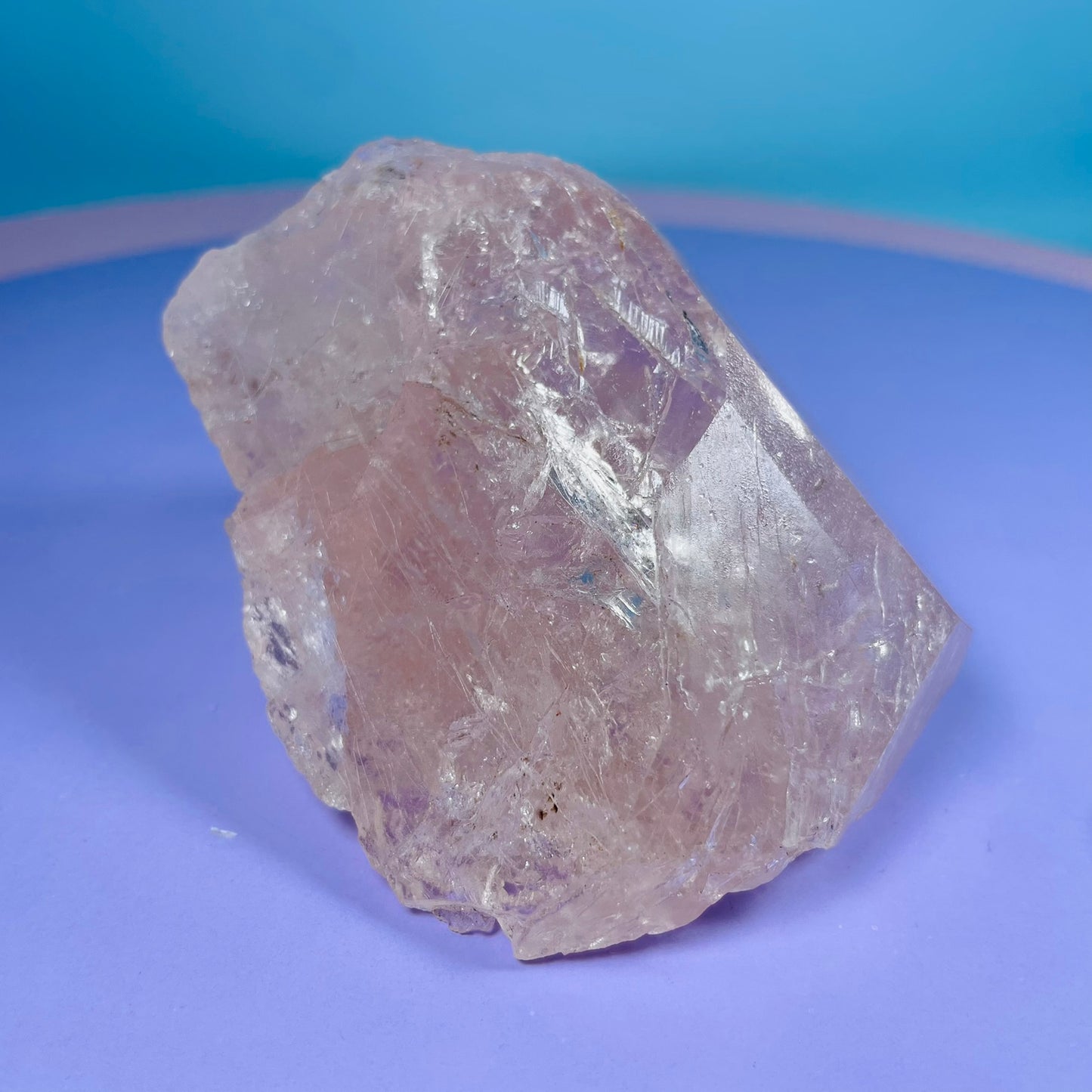 A Grade Morganite Large Crystal Specimen (Video)