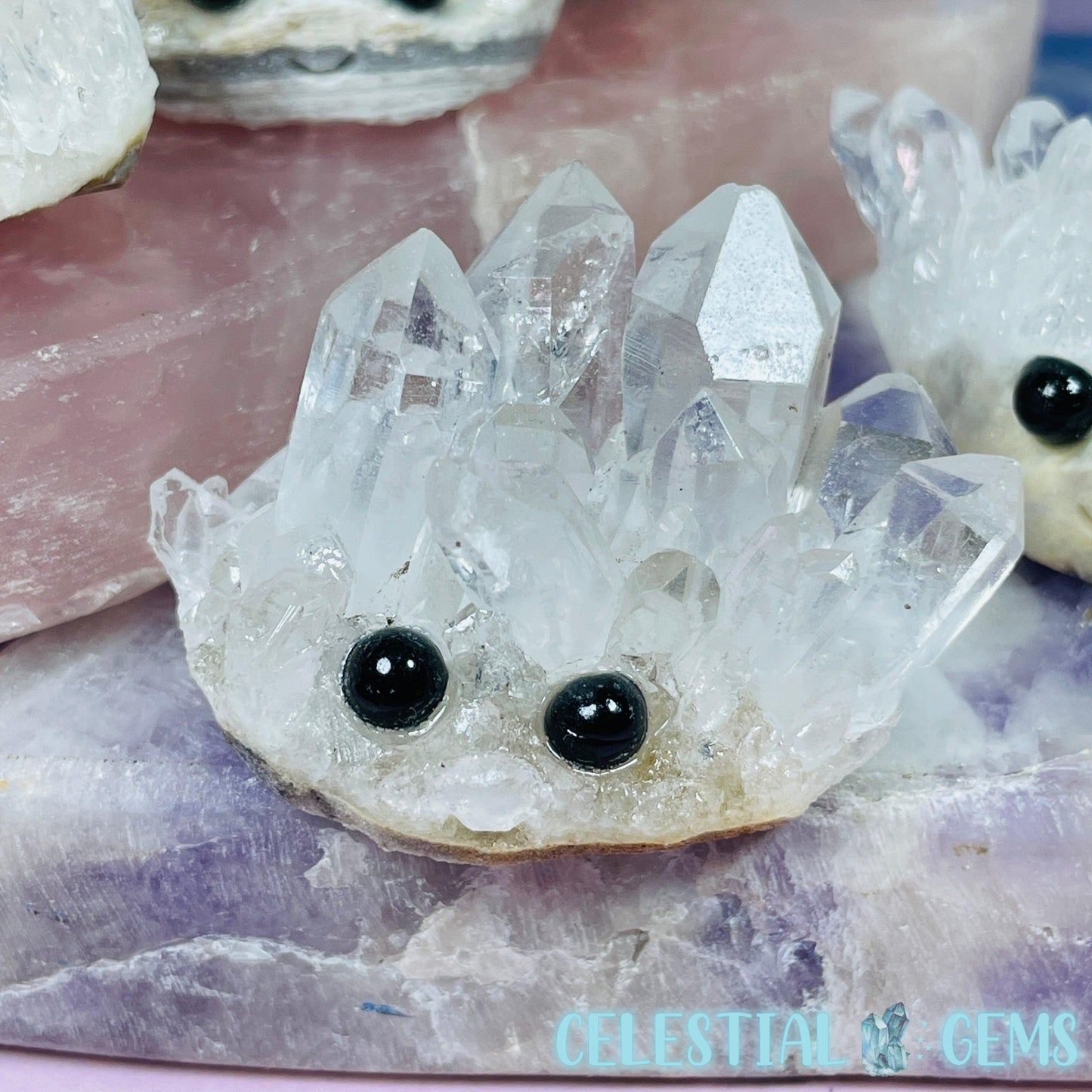 Clear Quartz Cluster Pet Rock