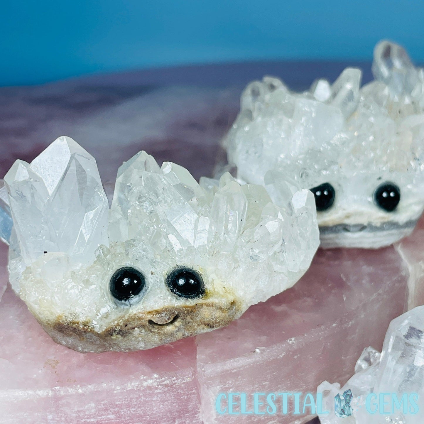 Clear Quartz Cluster Pet Rock