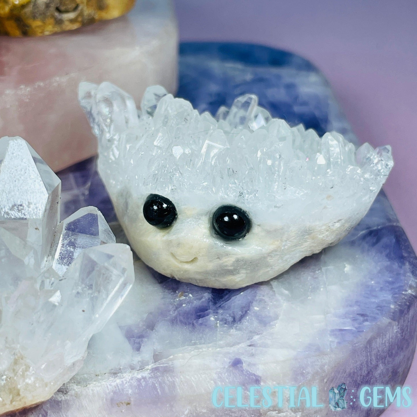 Clear Quartz Cluster Pet Rock