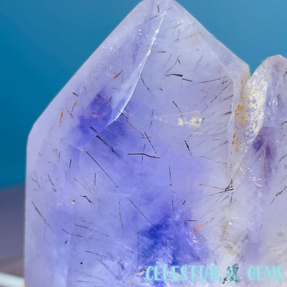 Amethyst with Hematite Polished Cluster Tower