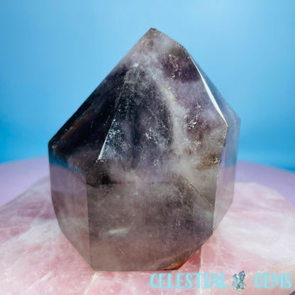 Dark Smoky Amethyst Large Chunky Tower