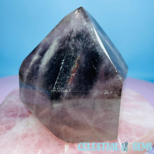 Dark Smoky Amethyst Large Chunky Tower