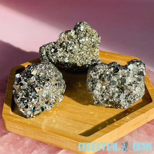 Peruvian Pyrite Small Raw Chunk (Grade 1)