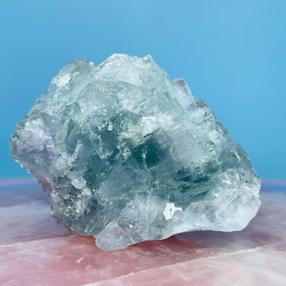 Blue/Green Cubic Fluorite Medium Cluster Specimen