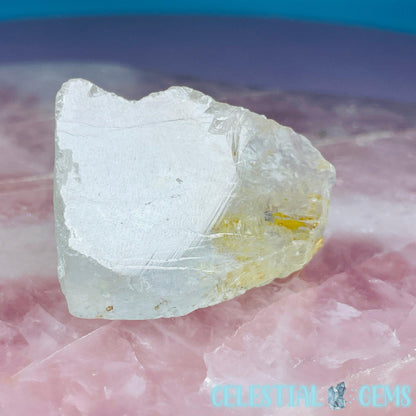 White Topaz Natural Raw Crystal Specimen