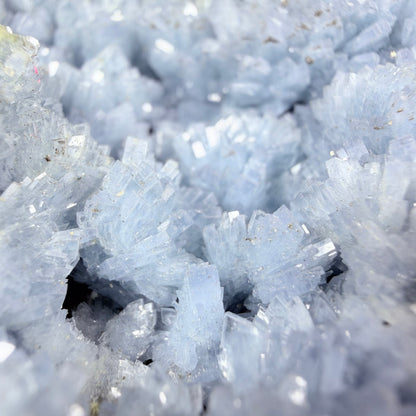 Rare Blue Barite Large Cluster Specimen, Romania