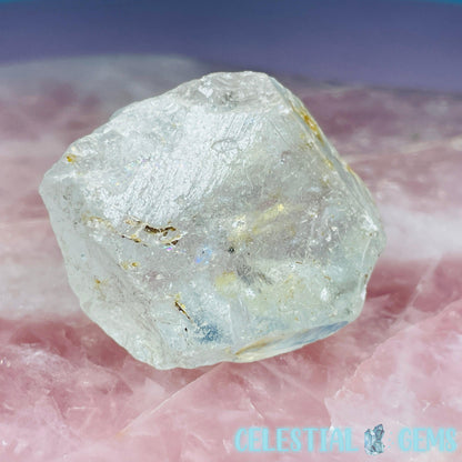 White Topaz Natural Raw Crystal Specimen