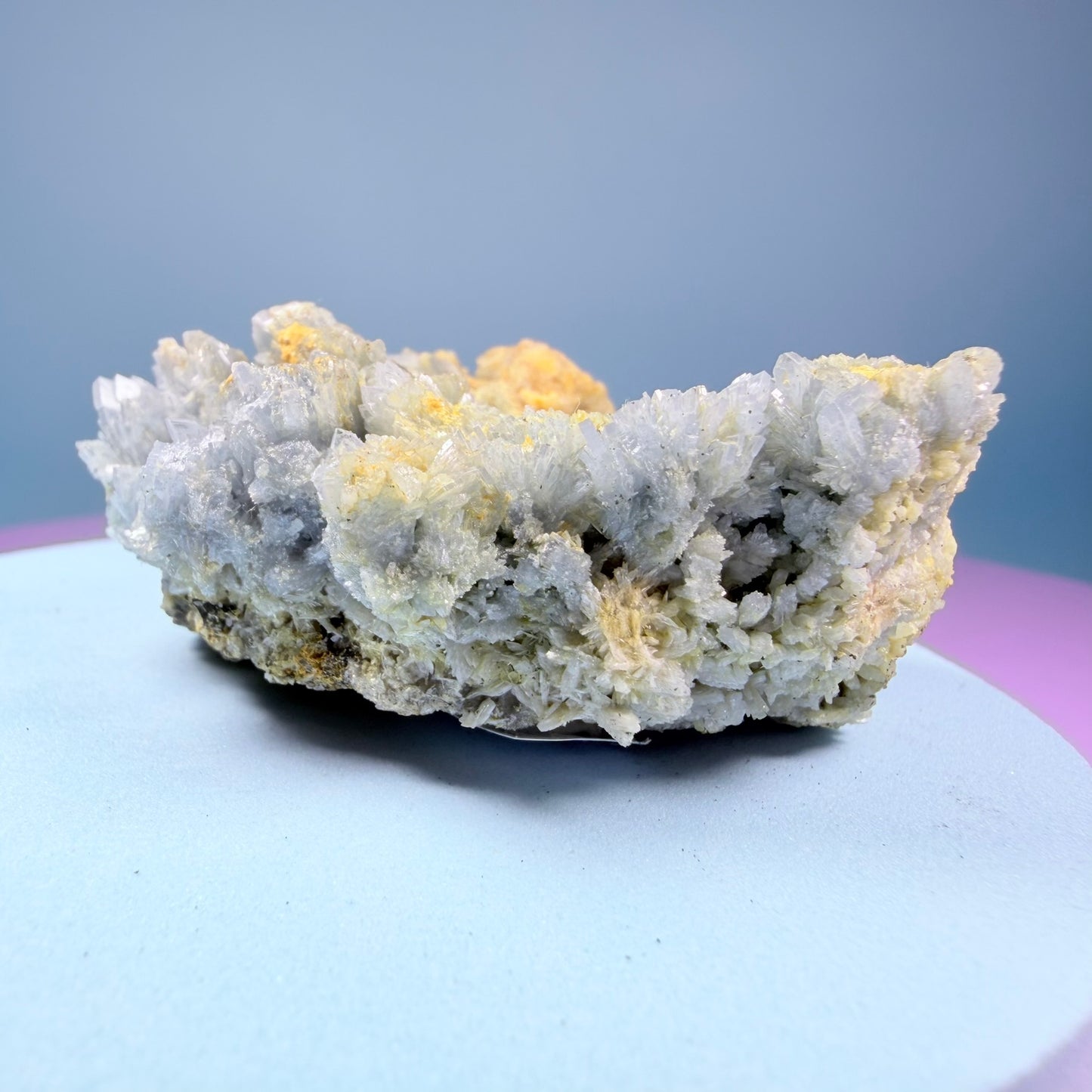 Rare Blue Barite Small Cluster Specimen, Romania