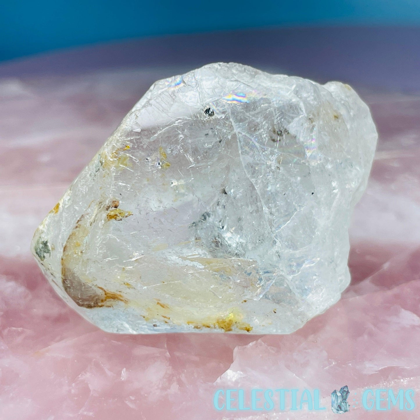 White Topaz Natural Raw Crystal Specimen