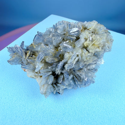 Rare Blue Barite Small Cluster Specimen, Romania