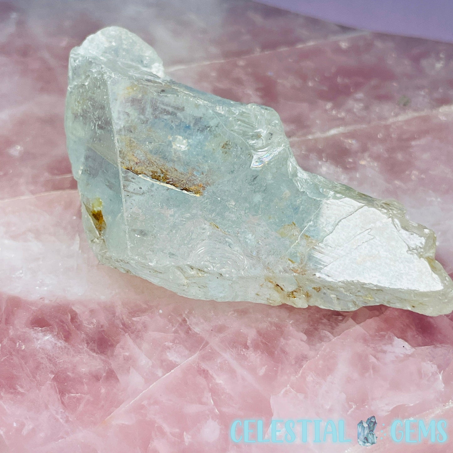 White Topaz Natural Raw Crystal Specimen