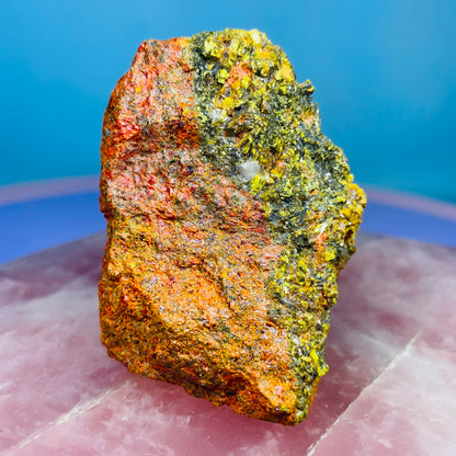 Realgar + Orpiment Specimen (TOXIC)