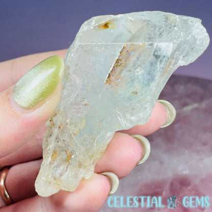 White Topaz Natural Raw Crystal Specimen