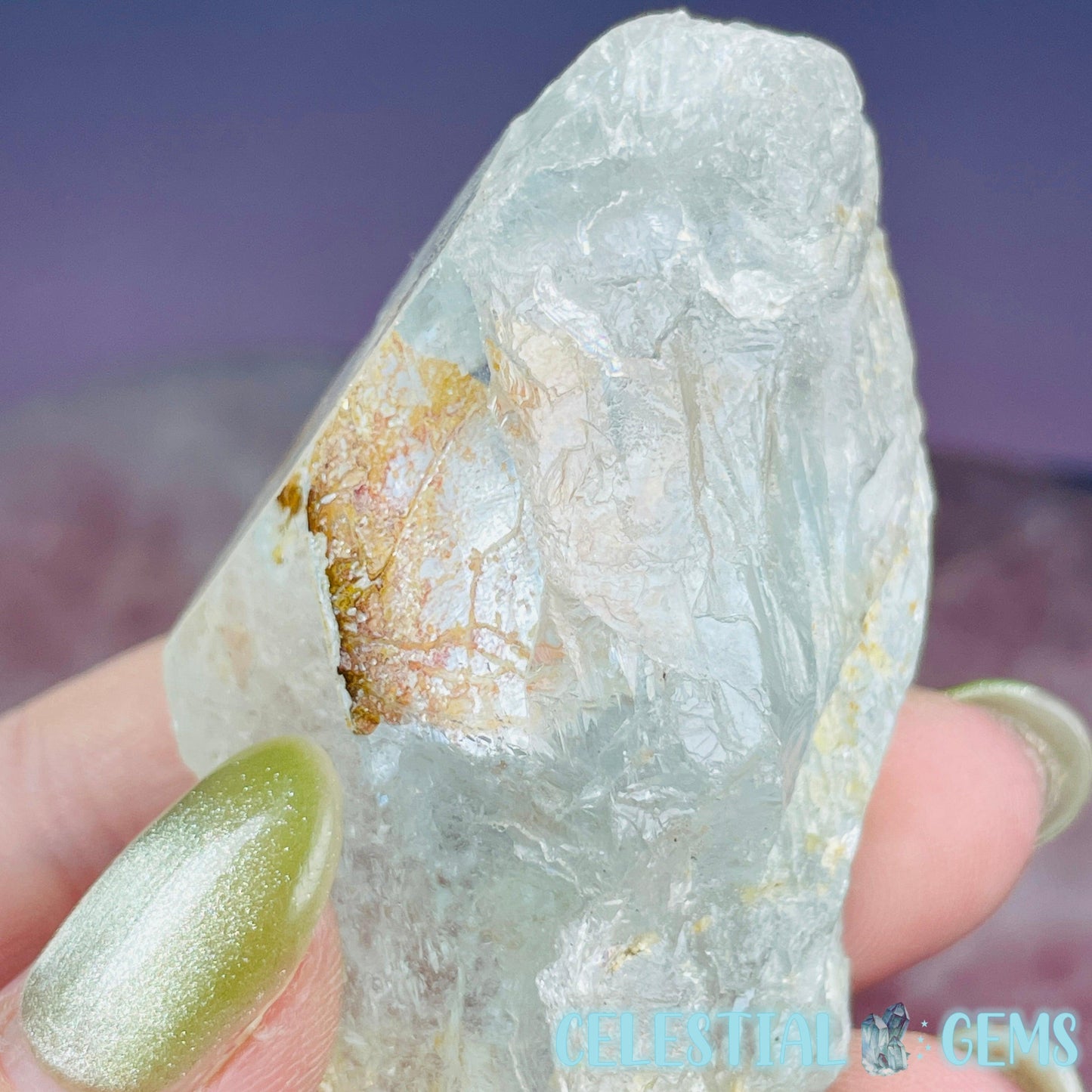 White Topaz Natural Raw Crystal Specimen