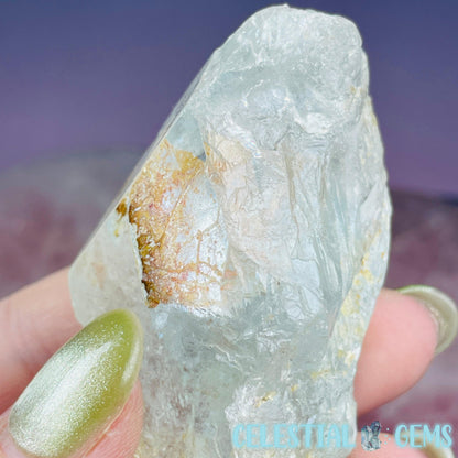 White Topaz Natural Raw Crystal Specimen