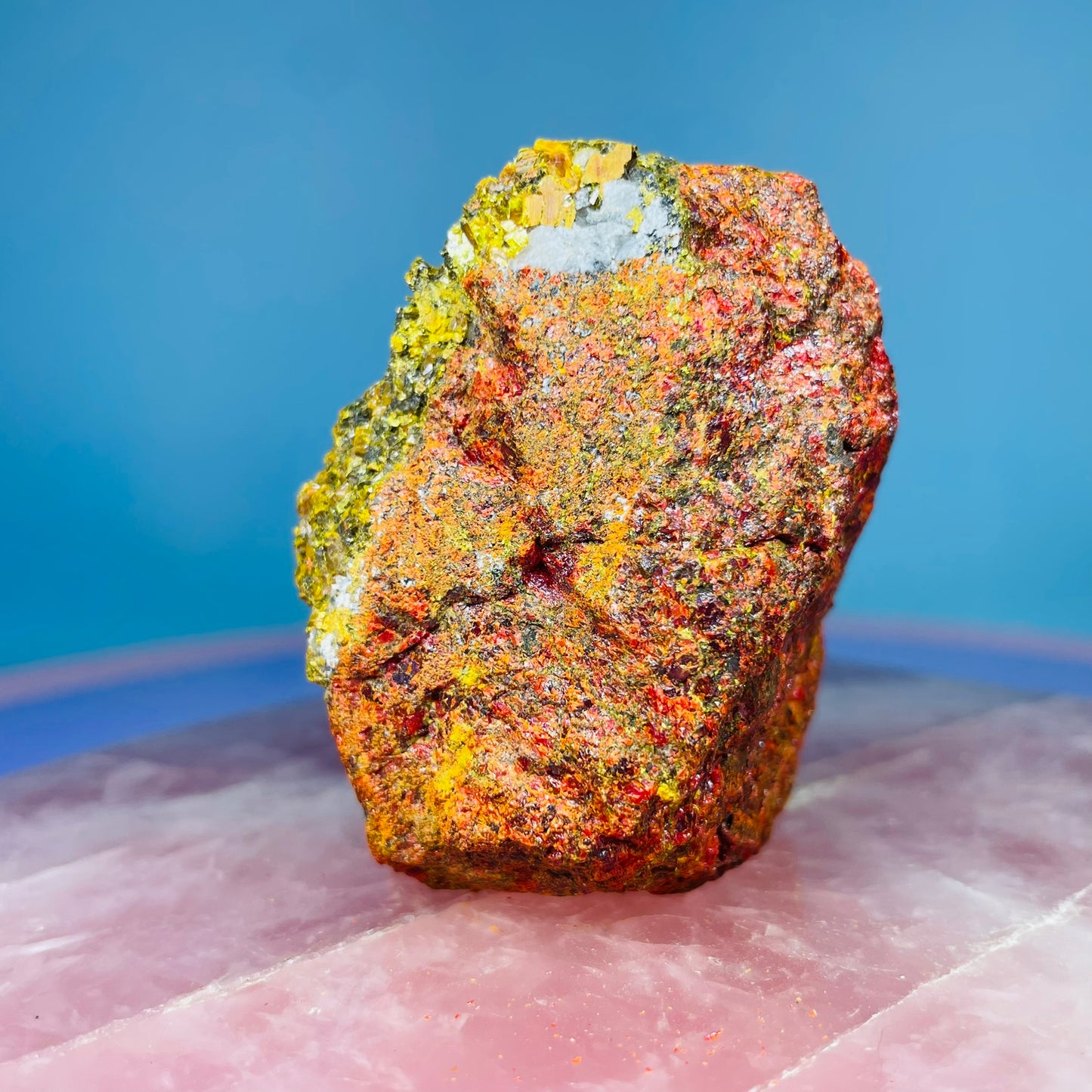 Realgar + Orpiment Specimen (TOXIC)