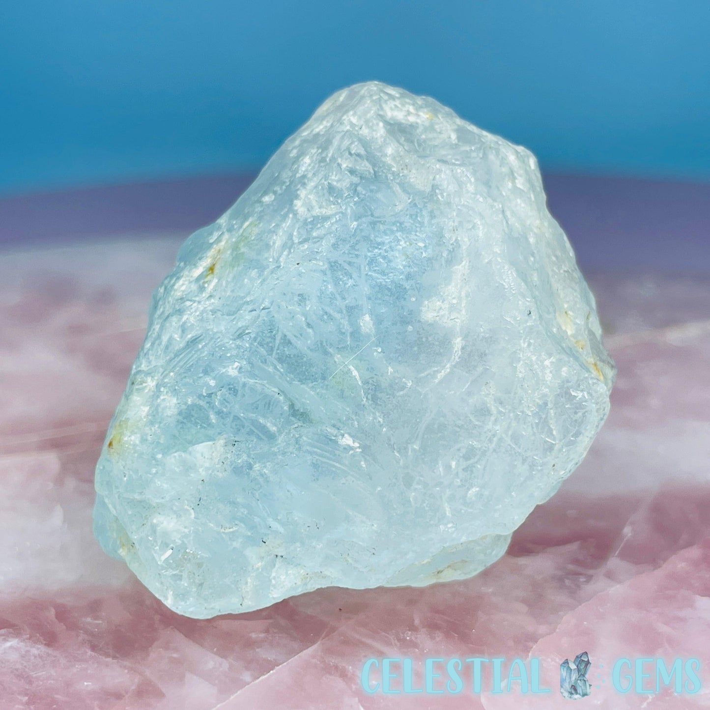 Sky Blue Topaz Natural Raw Crystal Specimen