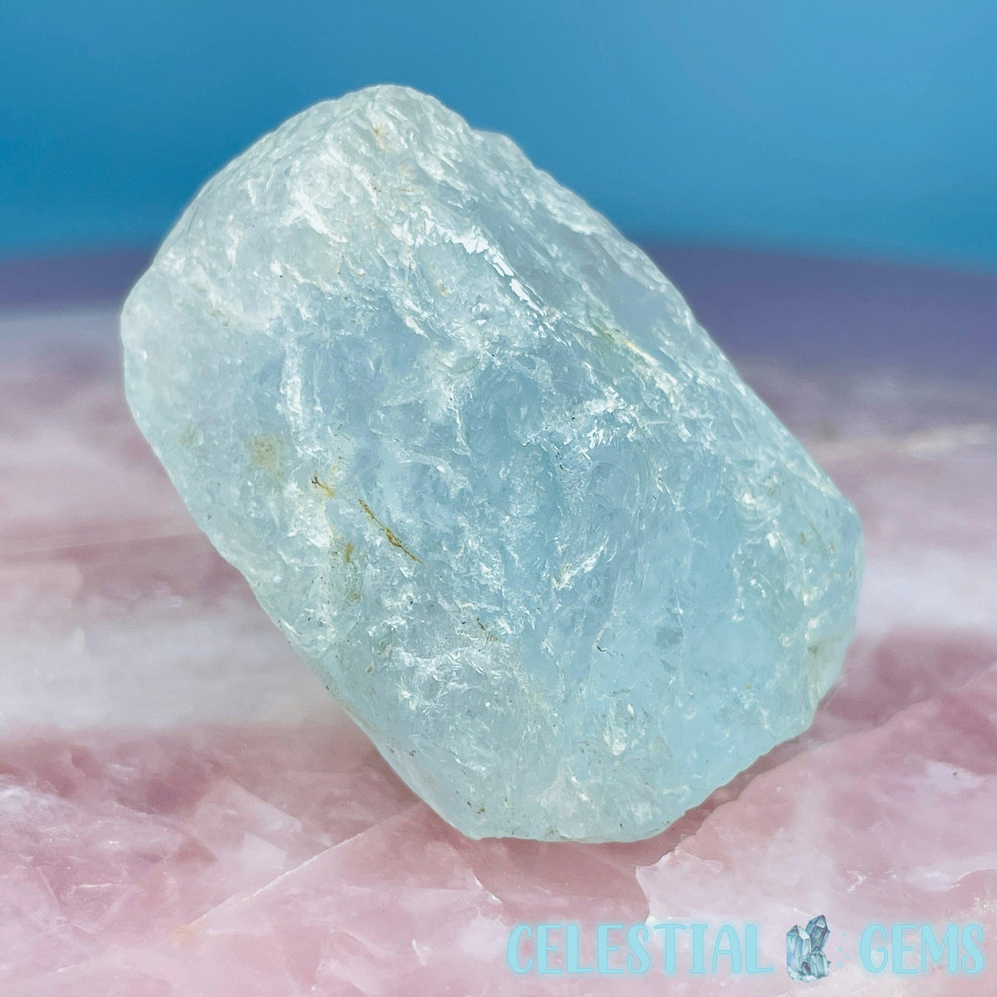Sky Blue Topaz Natural Raw Crystal Specimen