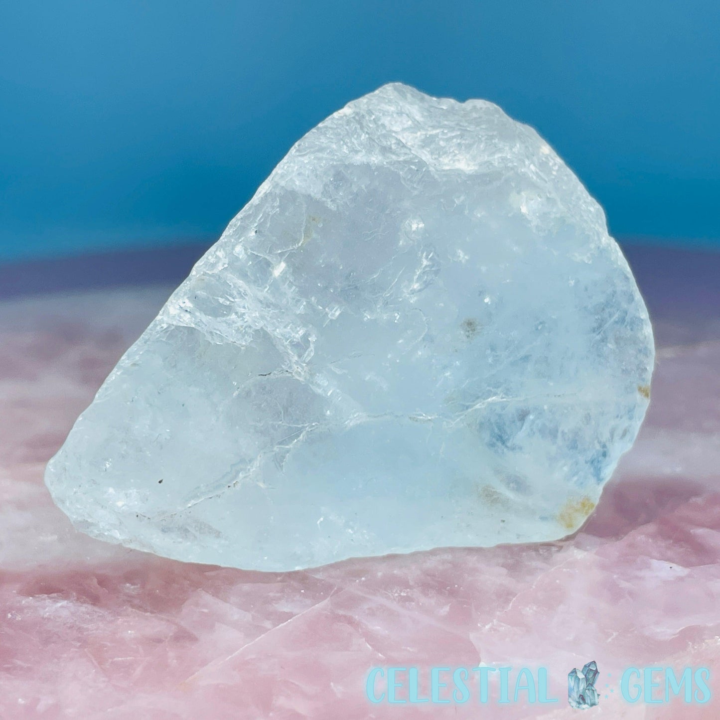 Sky Blue Topaz Natural Raw Crystal Specimen