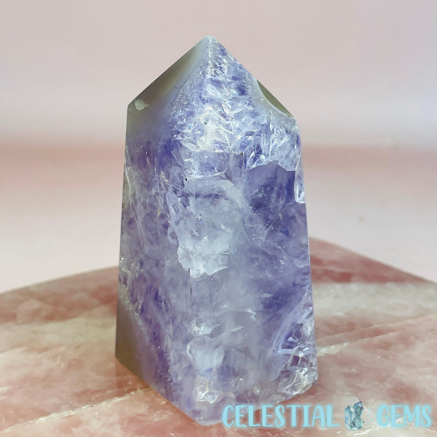 Amethyst Polished Small Chunky Obelisk Tower