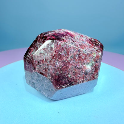 Rhodolite Garnet Small Faceted Freeform