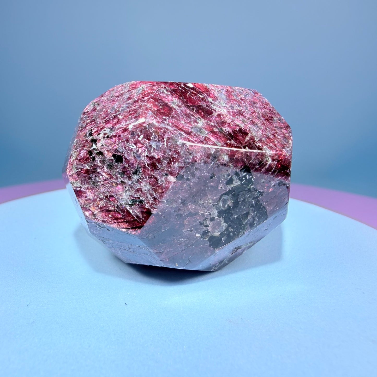 Rhodolite Garnet Small Faceted Freeform